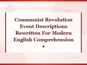 Understanding Communist Revolutions in Plain English